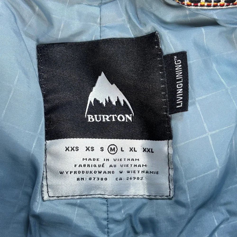 Burton Snowboard Pants Cream Off White Men's M Winter Ski Insulated Trousers